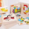 Fun Kid Mini wood puzzle educational toy