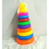 Plastic Rainbow Stacker Classic Toy  15 22 30 44 cm