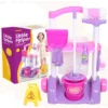 Simulate Cleaning Trolley Toy Play Set For Kid Little Helper Cleaner Pretend Play Toy For Kids Girls Mainan Budak