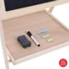 701b4220a5ed2348a91146d2c49526d1.webp Wooden 2In1 Adjustable Black And White Board Double Sided Writing Board Toy Early Leaning Best Gift For Children
