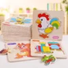 Fun Kid Mini wood puzzle educational toy