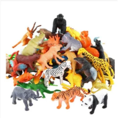 7f3cf0fb724fd5d87e3cef27e5402c97.webp Jungle Animal Toys Set Realistic Wild Farm Plastic Animals Learning Toys