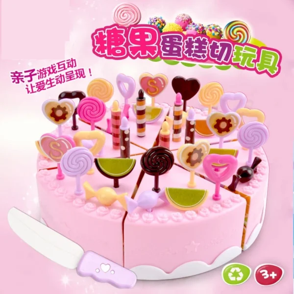 Children Pretend Play Cake Cutting Kid Toy
