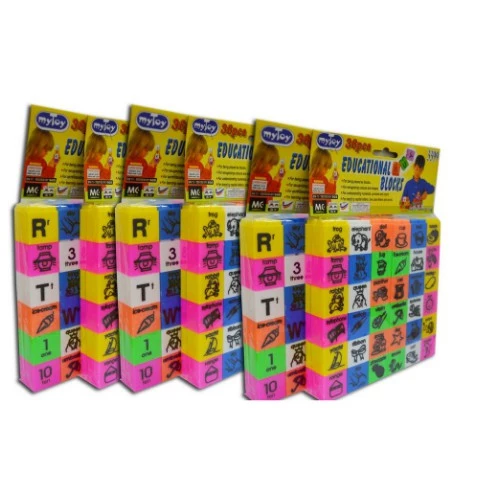 My Toy  36 pcs Educational Block
