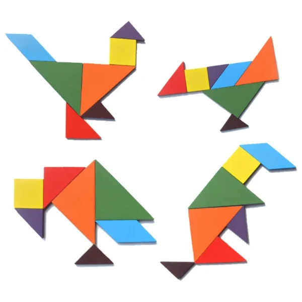 Kid Toy Geometry Wooden Jigsaw Puzzle Educational Kids Toys Geometric Shape Wooden Jigsaw Puzzle 20 CM X 20 CM