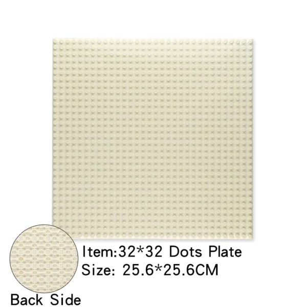 32x32 Dots Building Blocks Plate Classic Brick Kid Collection Stack Parking Display