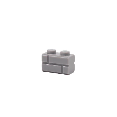 Wall Brick Modified 1x2 with Masonry Profile 98283 15533 Building Blocks Toys Kids Collection Souvenir Gift Pretend Play Decoration Boy Grill