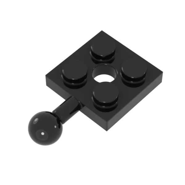 cn-11134207-7r98o-lr2q3nw0sjq58a.webp 50PCS Plate 14419 Modified 1x2 with Tow Ball Building Block MOC Small Tow Ball Socket on Ends