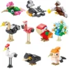 MOC Animals Eagle Building Blocks Toys Kids Collection Souvenir Gift Pretend Play Decoration Boy Girl City