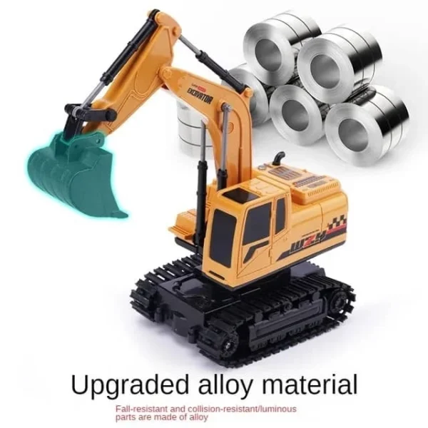 my-11134207-7r98s-lyw5n3c440o075.webp Die Cast Remote Control Excavator Truck Toy For Kid Vehicle Engineering Digging Toys For Kid Boy Birthday Gift
