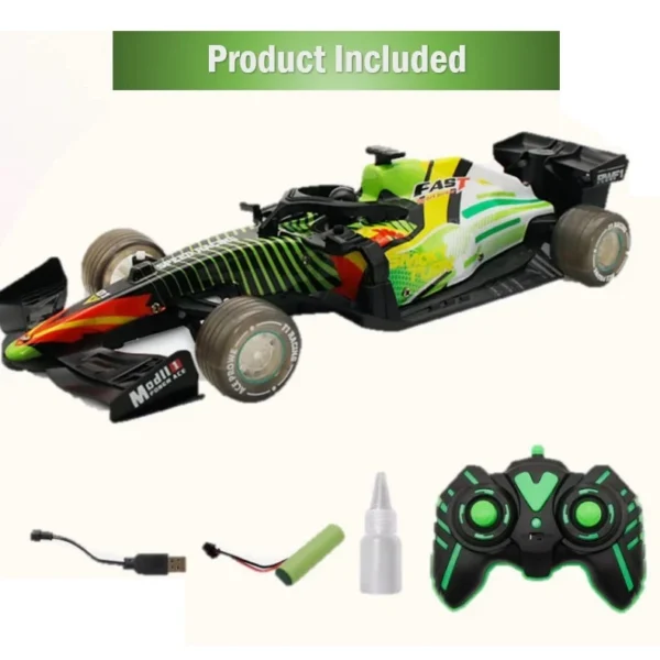 Rechargeable Remote Controlled F1 Drift Stunt Car Toy For Kid Light Music Kids RC Racing Vehicle Toys Mainan Budak3280