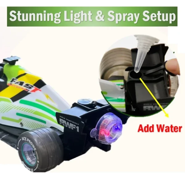 Rechargeable Remote Controlled F1 Drift Stunt Car Toy For Kid Light Music Kids RC Racing Vehicle Toys Mainan Budak3280