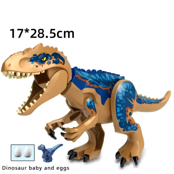 Jurassic Big Dinosaur Building Blocks Toys Park Compatible Major Brand Gifts Simulation Animal Rex Raptor