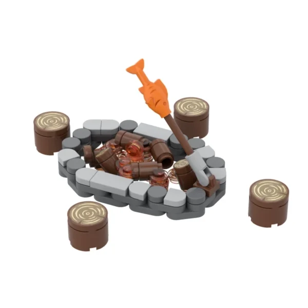 sg-11134201-23030-bzs6g3c61jovd2.webp Bonfire Summer Camp Campaign Building Blocks Toy Collection Kids Assembly Classic Brick Souvenir Decoration