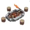 sg-11134201-23030-zsmyric61jovdf.webp Bonfire Summer Camp Campaign Building Blocks Toy Collection Kids Assembly Classic Brick Souvenir Decoration