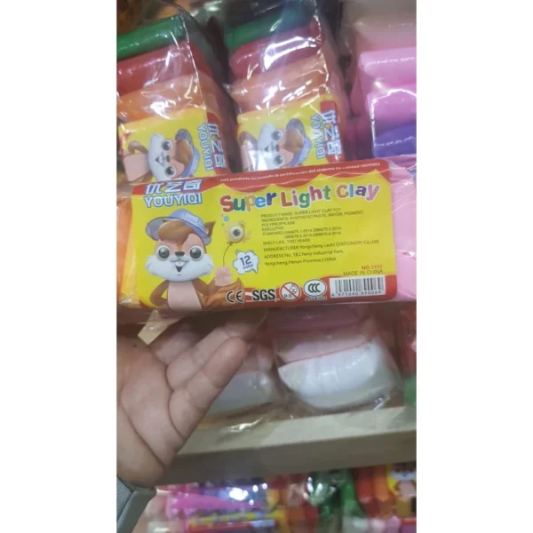 12 COLOR SUPER LIGHT CLAY BUTTER SLIME   AIR DRY CLAY SET