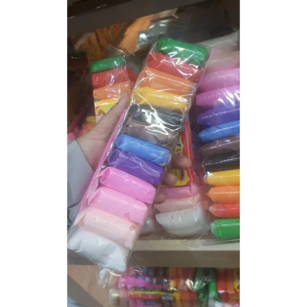 12 COLOR SUPER LIGHT CLAY BUTTER SLIME   AIR DRY CLAY SET