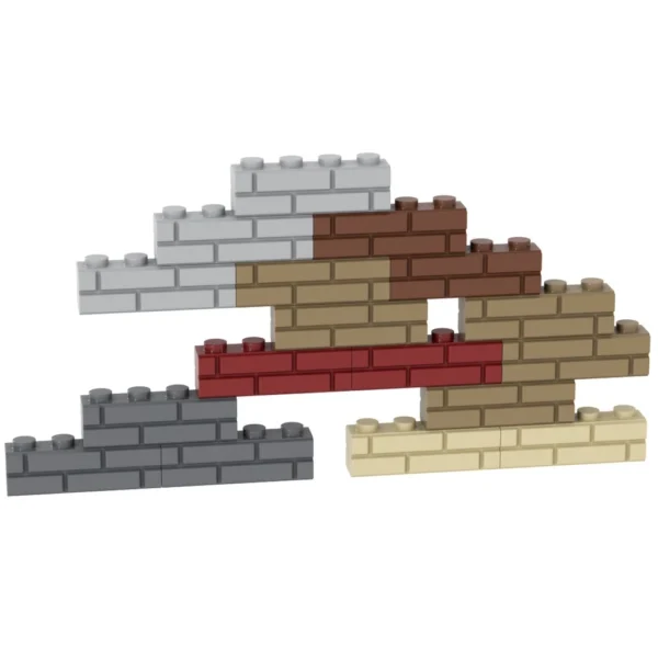 20PCS 155331x4 Modified Masonry Brick Building Blocks MOC Toys Kids Collection Souvenir Gift Pretend Play Decoration Boy Girl City