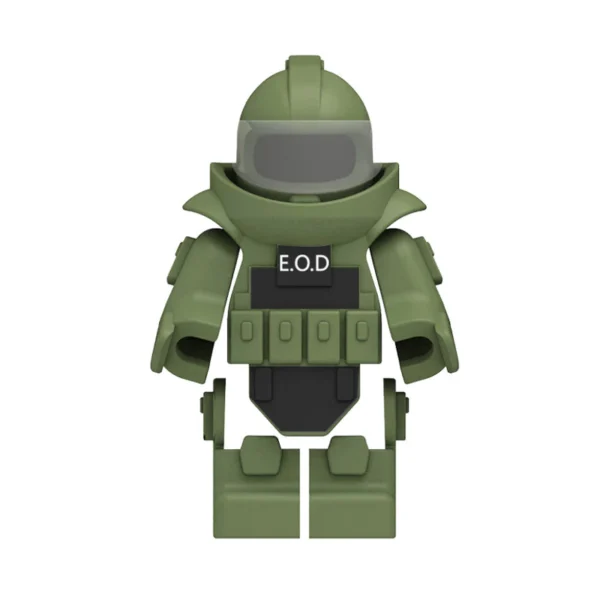 sg-11134201-7rdx7-ly09lpvr7j628c.webp MOC Explosion proof Clothing Solider Figures Accessories Bomb Disposal Suit Building Blocks EOD Special Forces Vest Equipment Model Mini Parts Bricks Toy